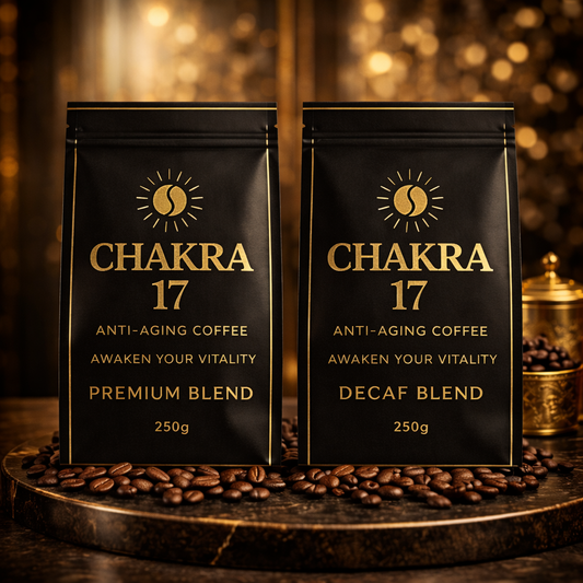2 Bags of any 250g Chakra 17 Anti Aging Coffee