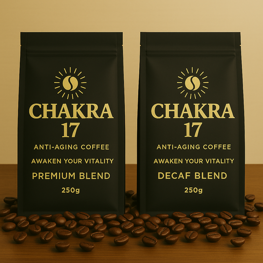 2 Bags of any 250g Chakra 17 Anti Aging Coffee